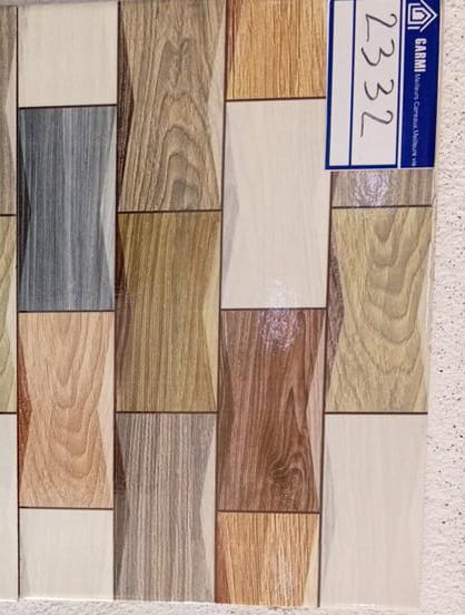 Carreau Faïence Mural — Décor Bois Multicolore
